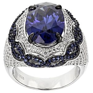 Bella Lab Created Sapphire Ring